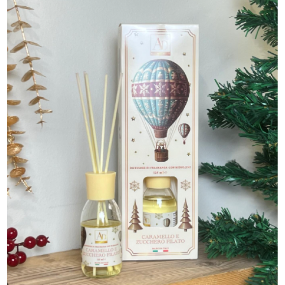 NATALE AD Diffusore fragranza CARAMELLO & ZUCCHERO FILATO 125ml