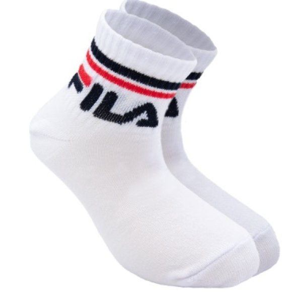FILA CALZINO BIMBO MODELLO QUARTER ART.F8338 - BIANCO FILA CALZINO BIMBO MODELLO QUARTER ART.F8338 - BIANCO