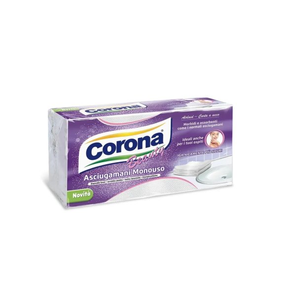 Corona Beauty Asciugamani Monouso – Morbidi, Igienici e Assorbenti