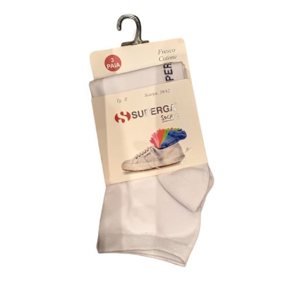 SUPERGA CALZINO ART.103 BIANCO - 3 PEZZI SUPERGA CALZINO ART.103 BIANCO - 3 PEZZI