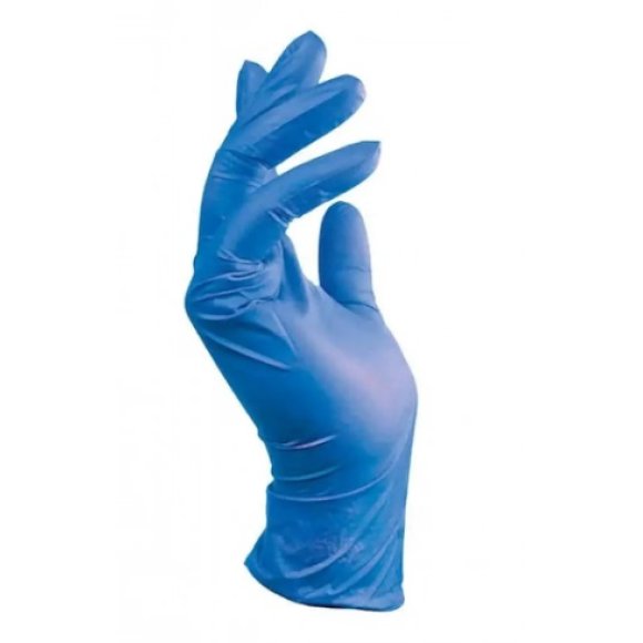 GUANTI NITRILE  BLU TAGLIA S - 100PZ