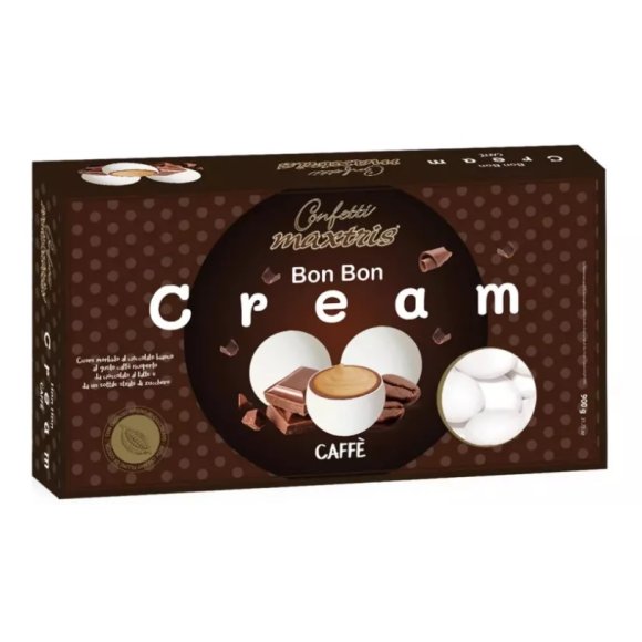 MAXTRIS CONFETTI BON BON CREAM AL CAFFE' BIANCO - 900 GR 