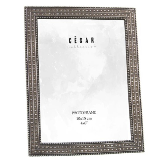 CAMACHO CORNICE PORTAFOTO RESINA ARGENTO - 20x25 CM CAMACHO CORNICE PORTAFOTO RESINA ARGENTO - 20x25 CM