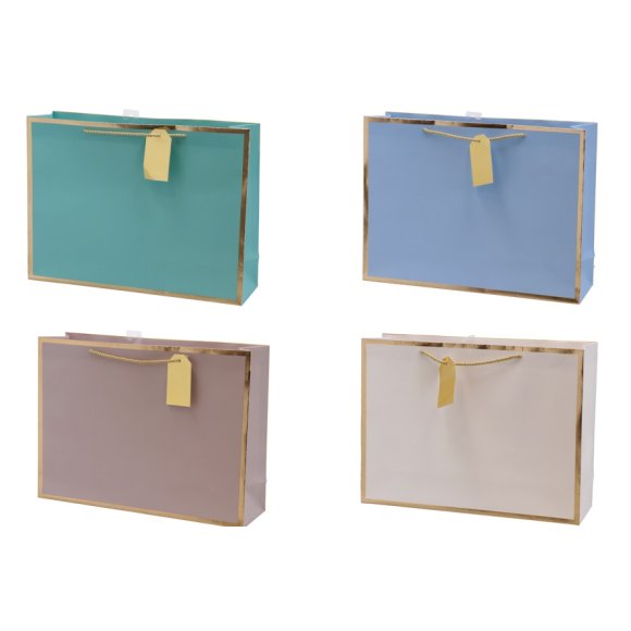 STAR BORSA IN CARTA  CM42X12XH31 - COLORI ASSORTITI 