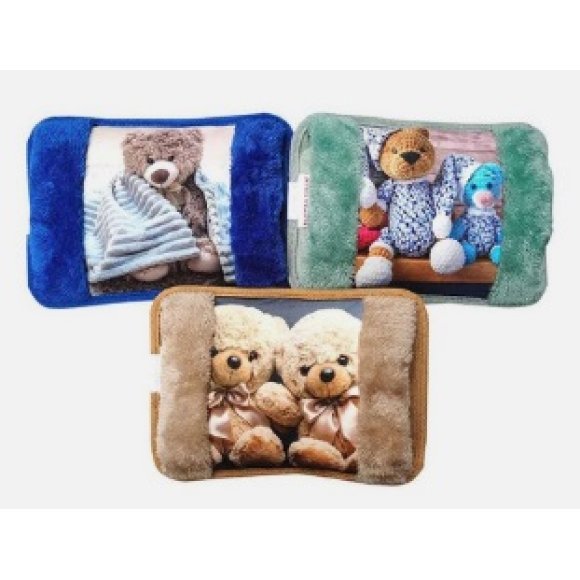 BORSA ACQUA CALDA "ORSETTO"ELETTRICA - FANTASIE ASSORTITE 