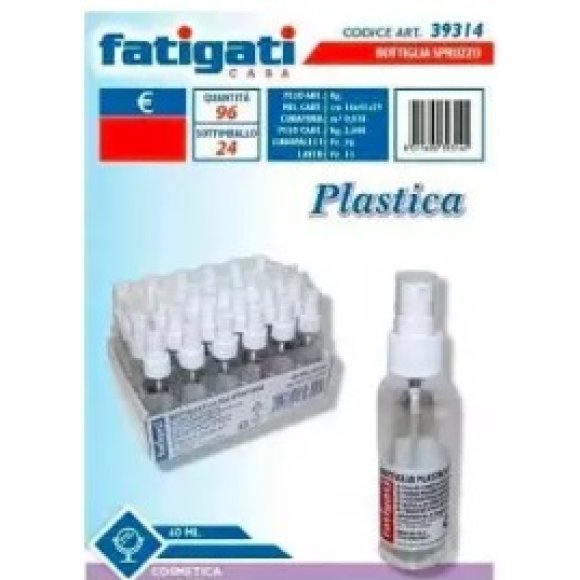 BOTTIGLIA SPRUZZO IN PLASTICA 60 ML