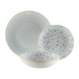 SERVIZIO PIATTI 18 PEZZI "BREEZE" BLU