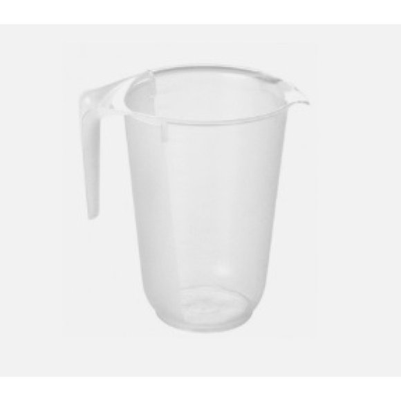 BROCCA IN PLASTICA TRASPARENTE 12X16,5H CM - 1 LITRO 