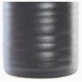 VASO PORCELLANA OPACO NERO - 13X13X32 VASO PORCELLANA OPACO NERO - 13X13X32