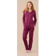 Pigiama donna caldo cotone articolo cachemire FA9286 