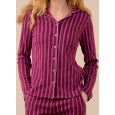 Pigiama donna caldo cotone articolo cachemire FA9286 