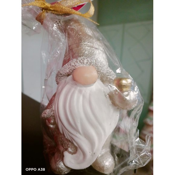 NATALE Candela decorativa modello “Follet”, set 2 colori finitura naturale dim. 8,5 × 7,5 × 13 cm NATALE Candela decorativa modello “Follet”, set 2 colori finitura naturale dim. 8,5 × 7,5 × 13 cm