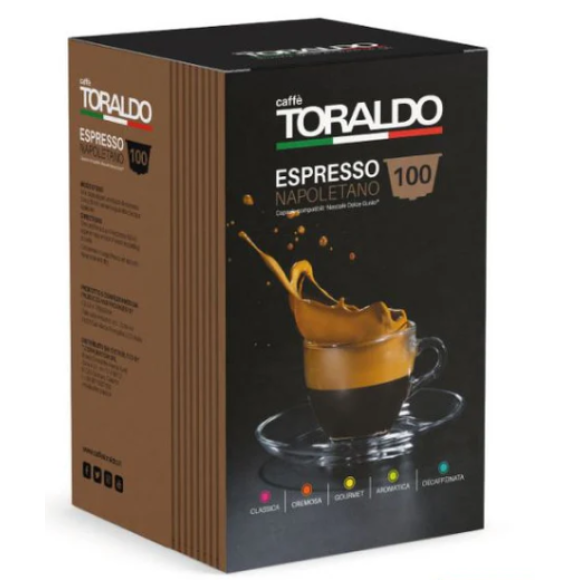  TORALDO CAPSULE CAFFÈ CREMOSA COMPATIBILI DOLCE GUSTO