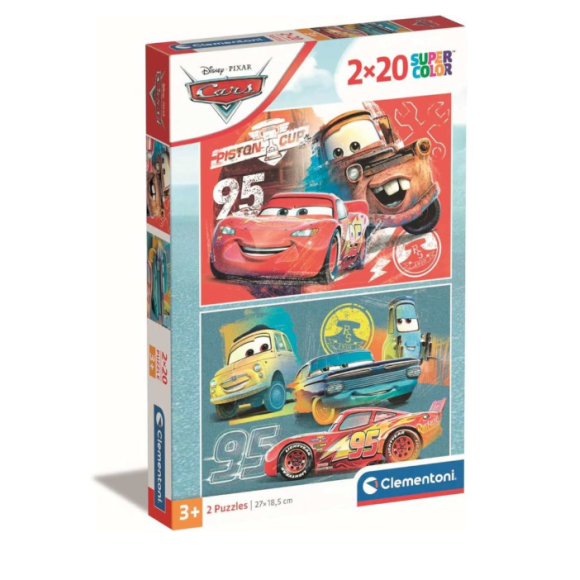 PUZZLE 2X20 CARS DISNEY 24808