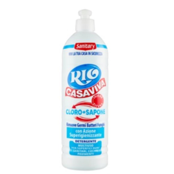 RIO CASAVIVA CLORO+SAPONE  DETERGENTE MULTIUSO 750 ML 