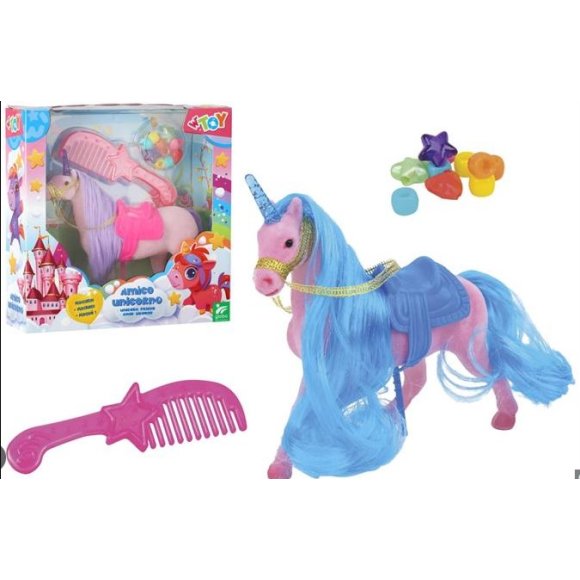 CAVALLO AMICO UNICORNO FLOCCATO