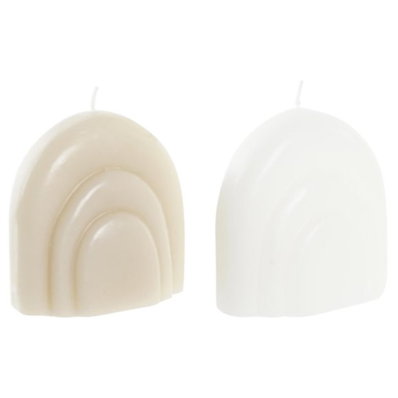 CANDELA CERA 8X4X8. VE-200137 - COLORI ASSORTITI 