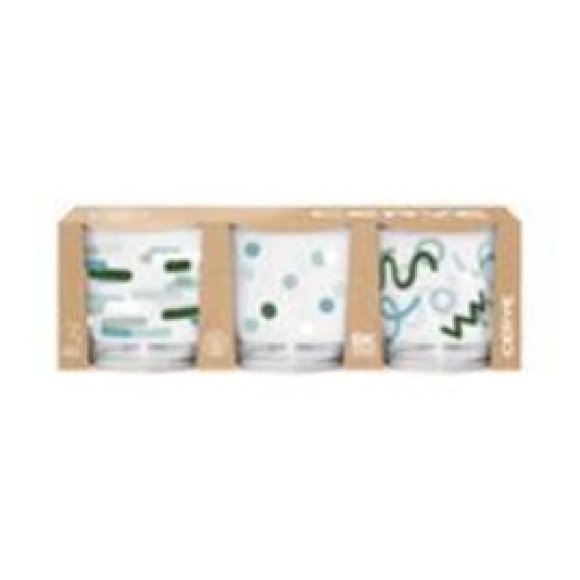 BICCHIERE ACQUA LINDA 3 PEZZI AURA 