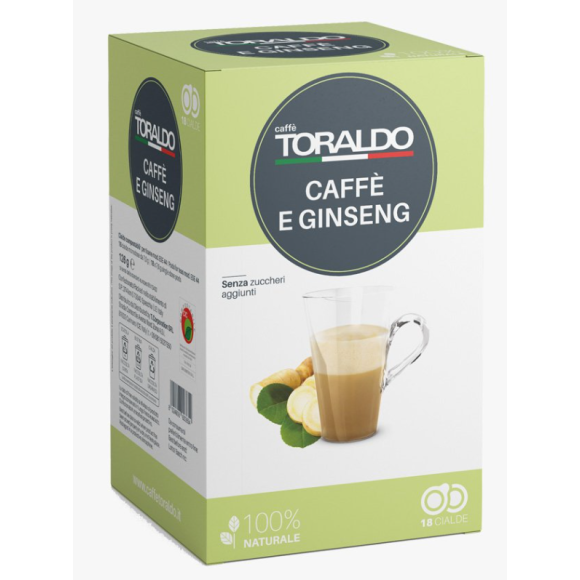 TORALDO CIALDE SOLUBILI CAFFÈ AL GINSENG TORALDO CIALDE SOLUBILI CAFFÈ AL GINSENG