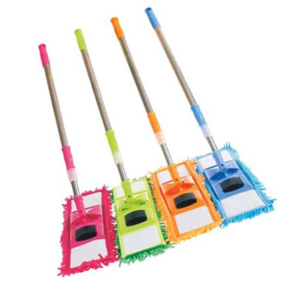 FATIGATI SCOPA CINIGLIA CON MANICO TELESCOPICO - COLORI ASSORTITI