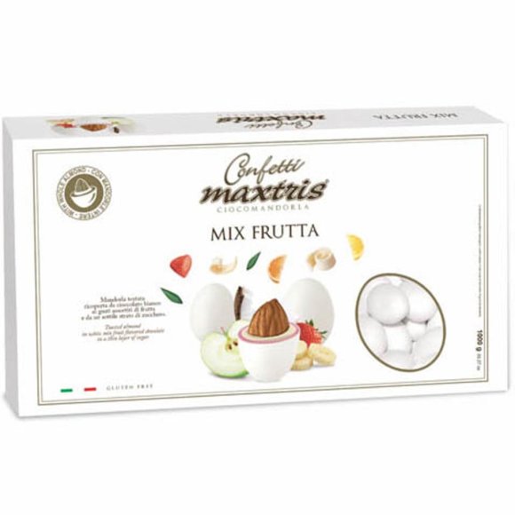 Maxtris - Confetti Ai Gusti Assortiti Di Frutta 1 Kg - Bianchi