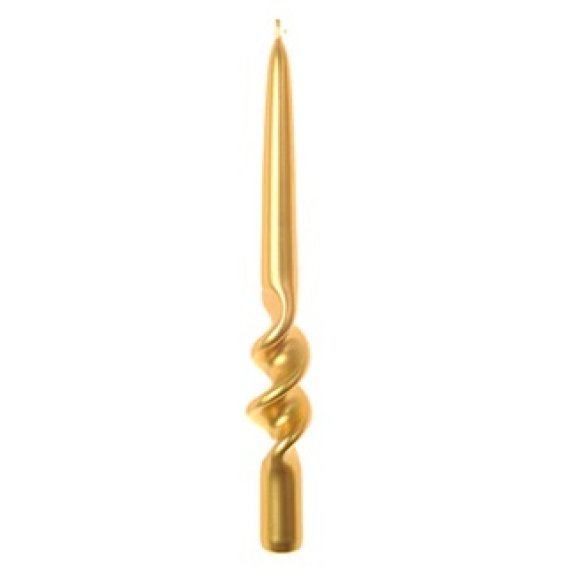 NATALE -CANDELA SPIRALE METALLIC H CM 25 D2