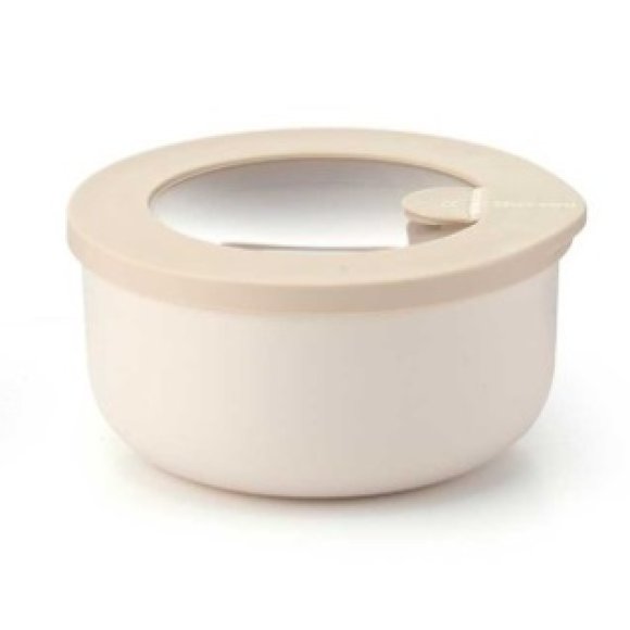GUZZINI CONTENITORE ERMETICO TONDO S "STORE&MORE" BEIGE - 350 ML GUZZINI CONTENITORE ERMETICO TONDO S "STORE&MORE" BEIGE - 350 ML
