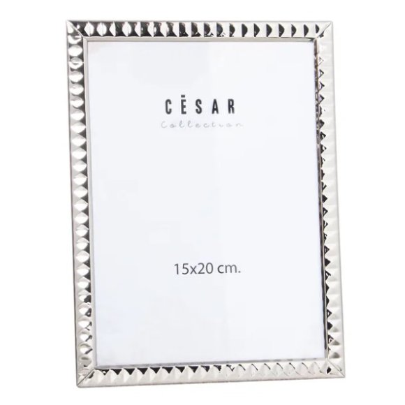 CAMACHO CORNICE PORTAFOTO METALLO ARGENTO - 15x20x1CM CAMACHO CORNICE PORTAFOTO METALLO ARGENTO - 15x20x1CM