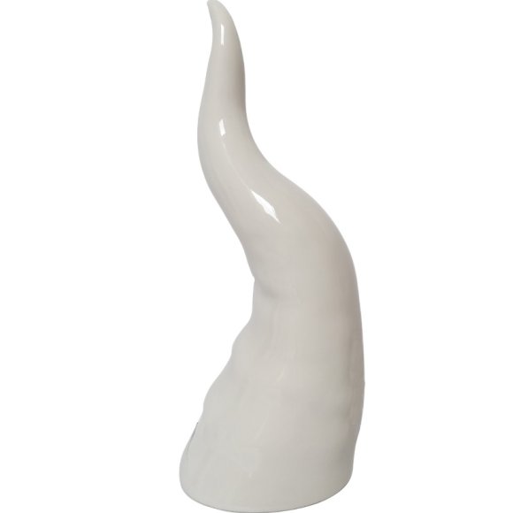 CORNO 29 CM - BIANCO 