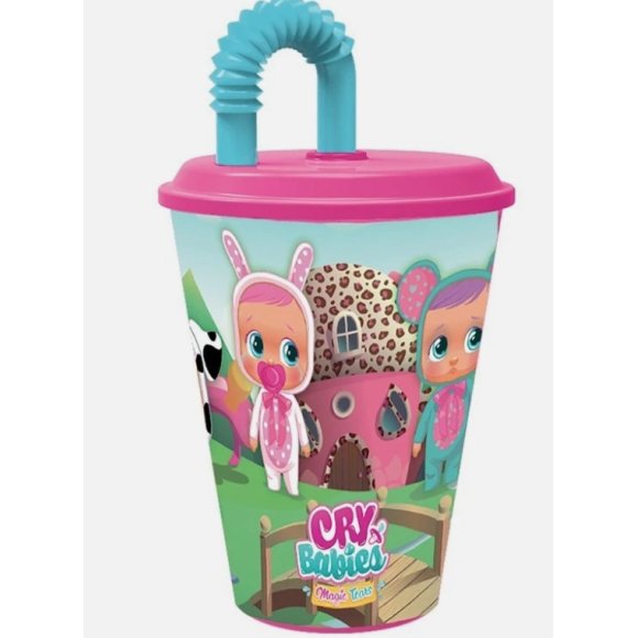 CRY BABIES BICCHIERE CON CANNUCCIA - 430 ML 