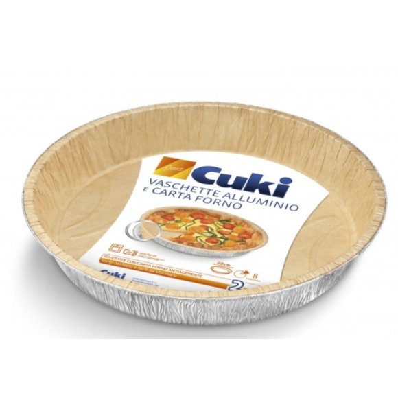 CUKI VASCHETTA ALLUMINIO CARTAFORNO  - 2 PEZZI 