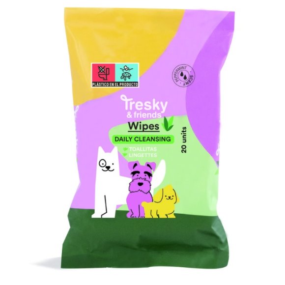 TRESKY & FRIENDS PET CLEANSING WIPE TRESKY & FRIENDS PET CLEANSING WIPE
