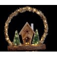 NATALE DECORAZIONI IN LEGNO 40LED 