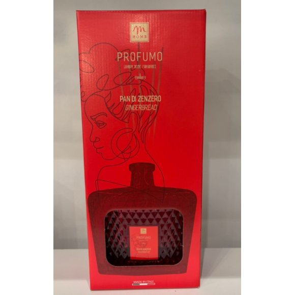 NATALE- DIFFUSORE DI FRAGRANZA CON BOTTIGLIA - PAN DI ZENZERO 