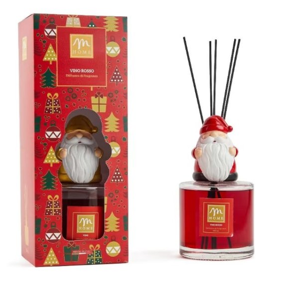 NATALE-DIFFUSORE DI ESSENZA LOLA 500 ML AL VINO ROSSO 