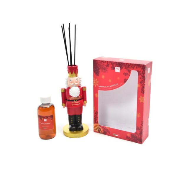 NATALE- DIFFUSORE DI ESSENZA SCHIACCIANOCI- PAN DI ZENZERO 