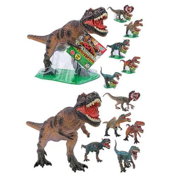  DINOSAURO GIGANTE 60-67 CM CON SUONO GLOBO - W'TOY DINOSAURI