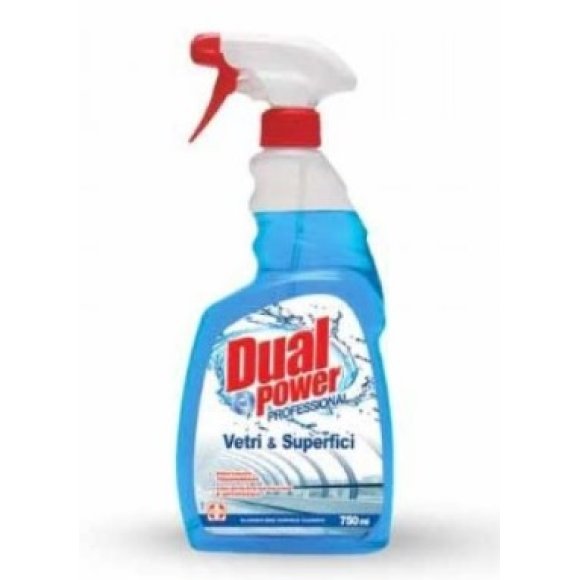 DUAL POWER PROFESSIONAL VETRI E SUPERFICI 750 ML DUAL POWER PROFESSIONAL VETRI E SUPERFICI 750 ML