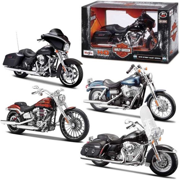 BBURAGO MOTO HARLEY DAVIDSON 1:12