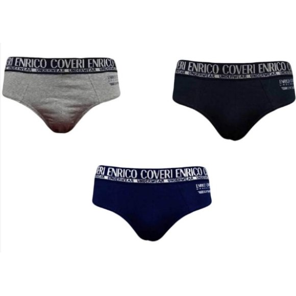 ENRICO COVERI SLIP UOMO ART.ES1500 - COLORI ASSORTITI