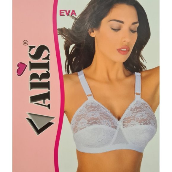 ARIS REGGISENO DI PIZZO SENZA FERRETTO EVA DALLA TAGLIA 3 ALLA 10 - BIANCO