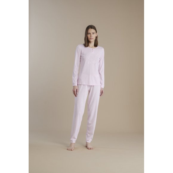 NOIDINOTTE - PIGIAMA DONNA MANICA LUNGA COD.FA009007 - COLORI ASSORTITI