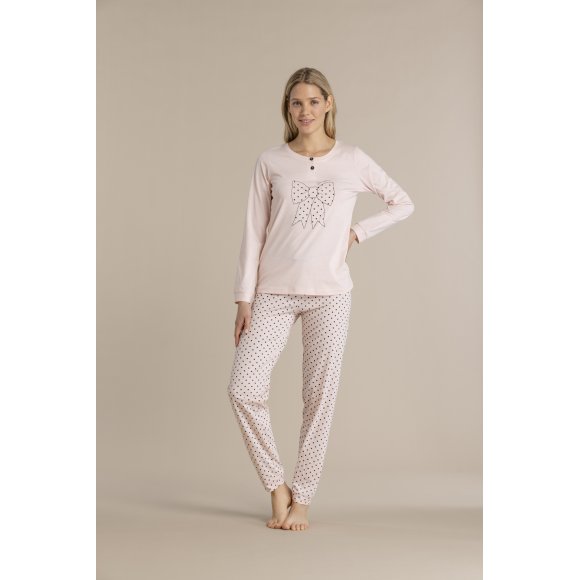 NOIDINOTTE - PIGIAMA DONNA MANICA LUNGA COD.FA009016