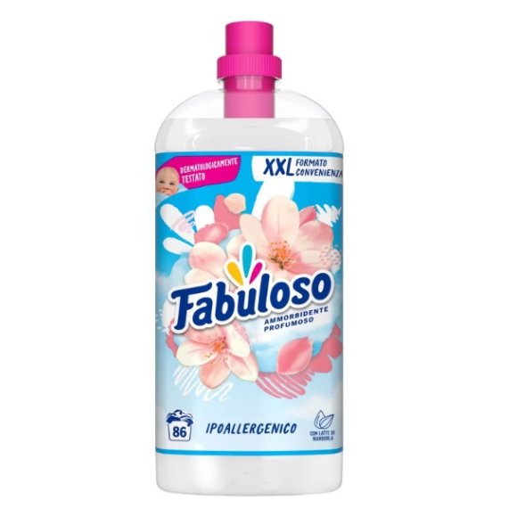 FABULOSO AMMORBIDENTE CONCENTRATO IPOALLERGENICO 1,900 LT 86 LAVAGGI