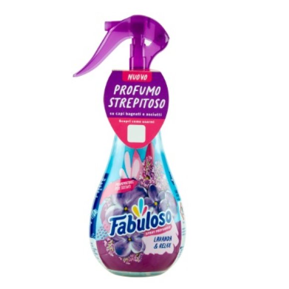 FABULOSO SPRAY PROFUMATORE PER TESSUTI LAVANDA E RELAX 250 ML 