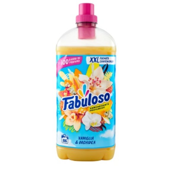 FABULOSO AMMORBIDENTE CONCENTRATO ALLA VANIGLIA E ORCHIDEA 1.9 LITRI 