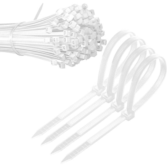  FASCETTE BIANCHE 20 CM 40 PEZZI