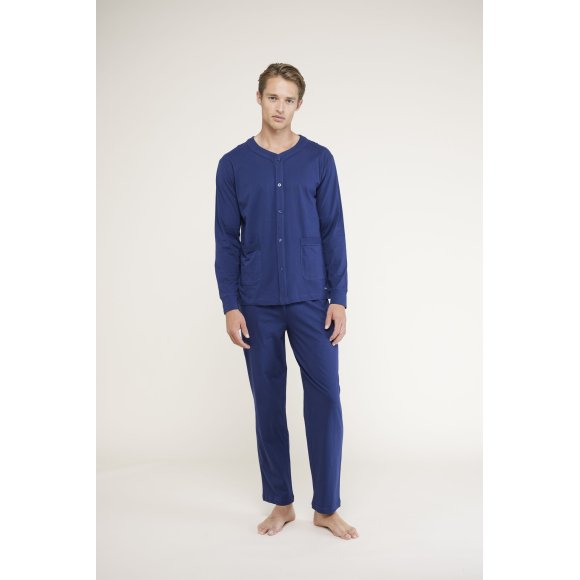 NOIDINOTTE - PIGIAMA UOMO IN COTONE COD.FC2830AB - BLU