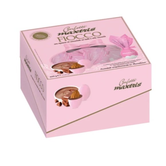 MAXTRIS CONFETTI DOLCE FIOCCO ROSA - 400 GR 