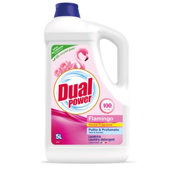 DUAL POWER DETERSIVO LAVATRICE FLAMINGO - 5 LITRI